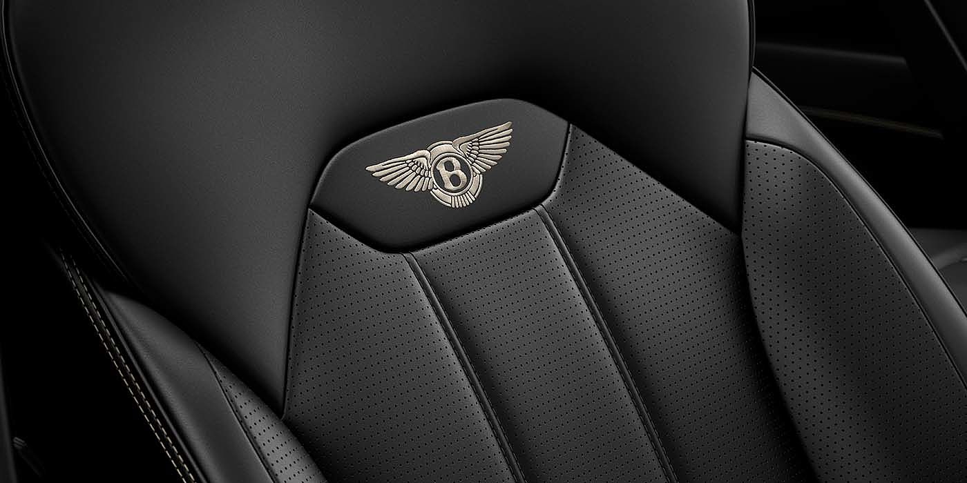 Bentley Kaohsiung Bentley Bentayga EWB SUV Beluga black leather seat detail