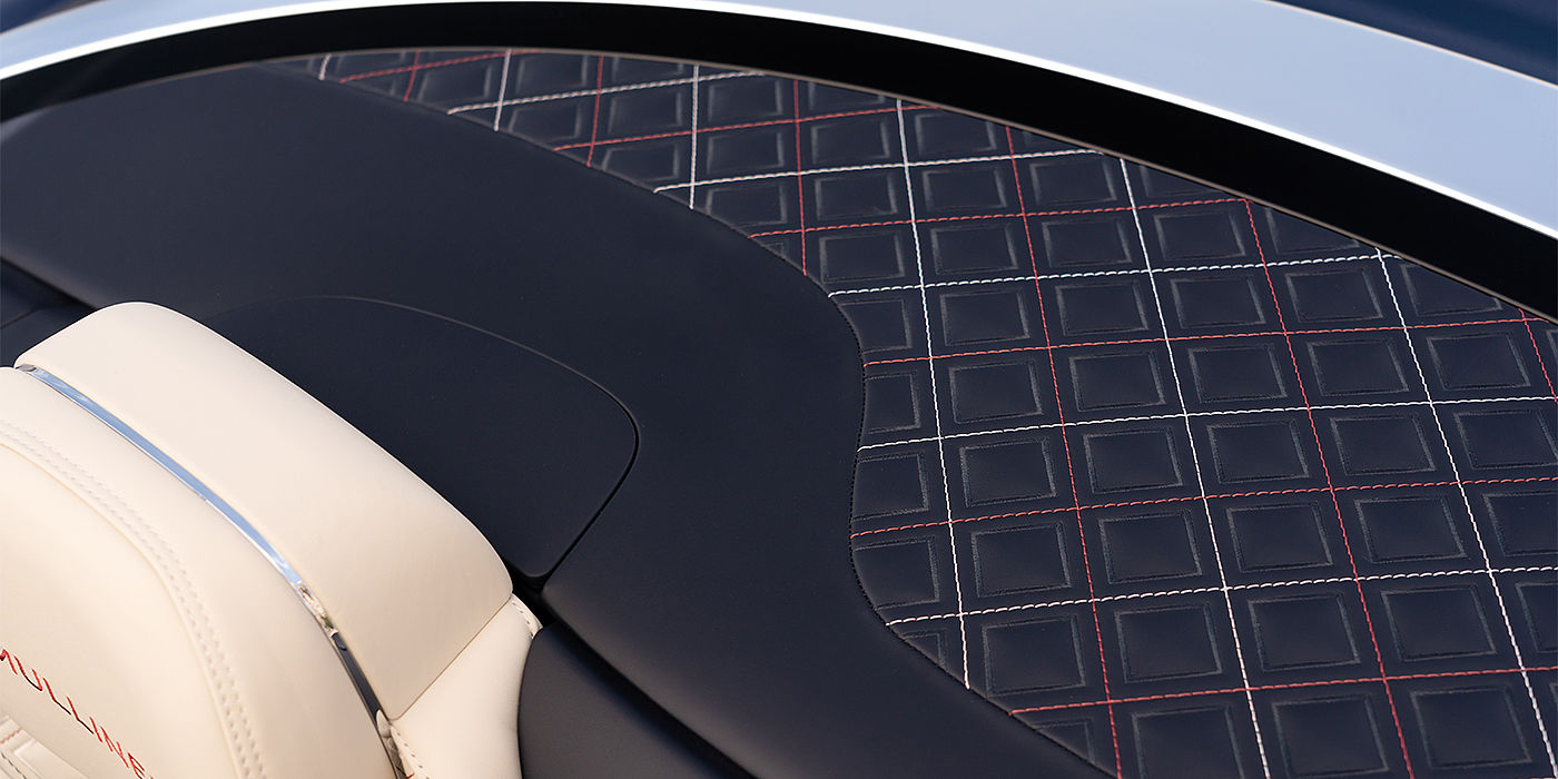 Bentley Kaohsiung Bentley Continental GTC Mulliner convertible seat and cross stitched tonneau cover